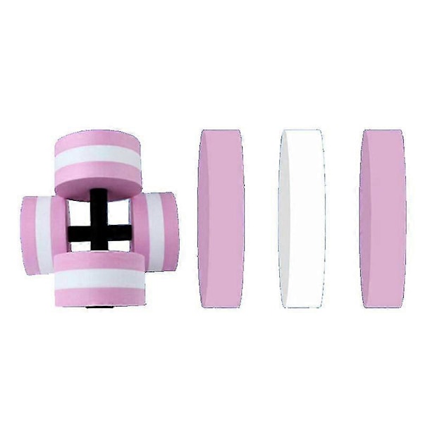 Svømmebrætter Flydende Dumbbell Svømmehjælp Børn Vandtræningsudstyr grå pink