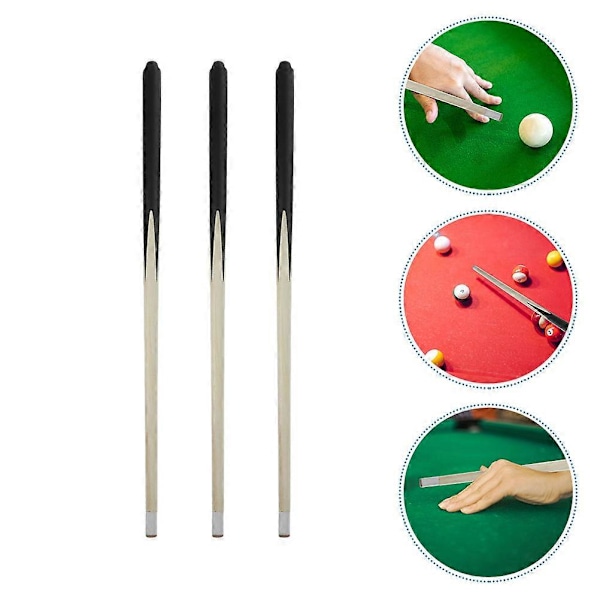 3 st Poolköer för barn Trä Billjardkö Stick Mini Kö Stick Kort Barn Poolkö Stick