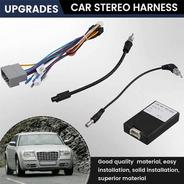 16-stifts bil Android stereo-kablage adapter protokollbox CAN-bussdekoder för 300C Grand