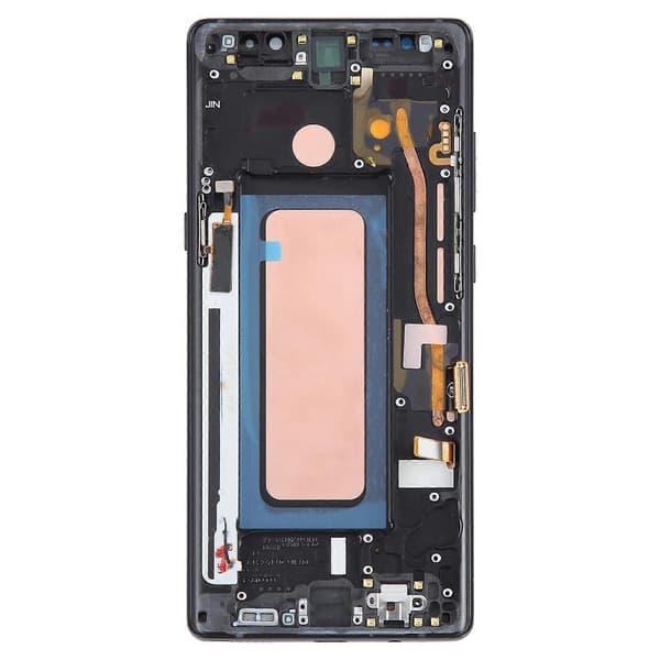 Til Samsung Galaxy Note 8 SM-N950 TFT Materiale LCD Skærm Digitizer Fuld Samling med Ramme (Sort)