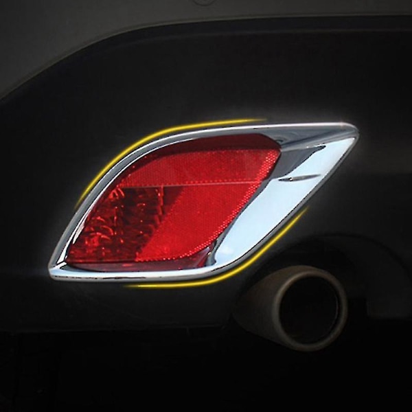 Krom Bakre Dimljusskydd Trim för Mazda Cx-5 Cx5 2012-2016