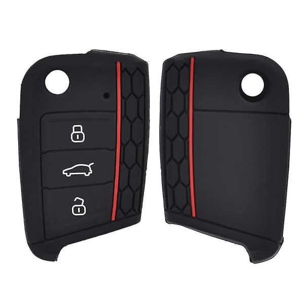 Key Remote Case Cover Shell For Golf 7 Mk7 Skoda A7 Silikon Biltilbehør