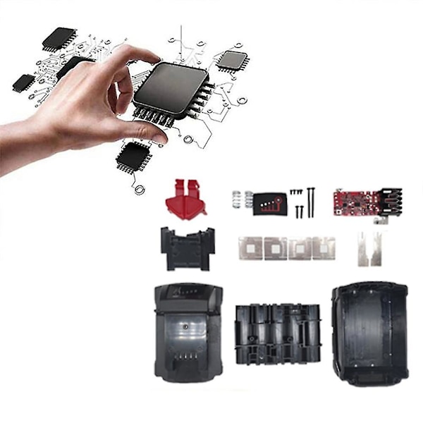 Akku Kotelo + PCB Latauspiirilevy 10 Ytimen 18v 18650 Sarjalle -ion Akku Kotelon Suojauslevy