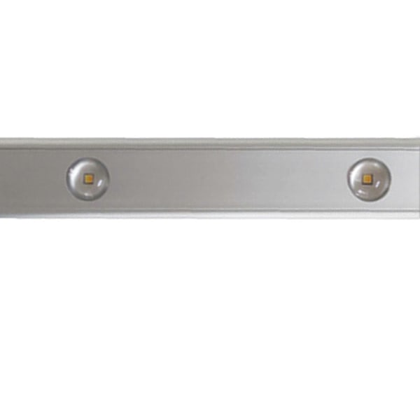 LED-skaplys Ultra Tynn Intelligent Oppladbar Trådløs LED Bevegelsessensorlys for Skap 20cm / 7.9in Sølv