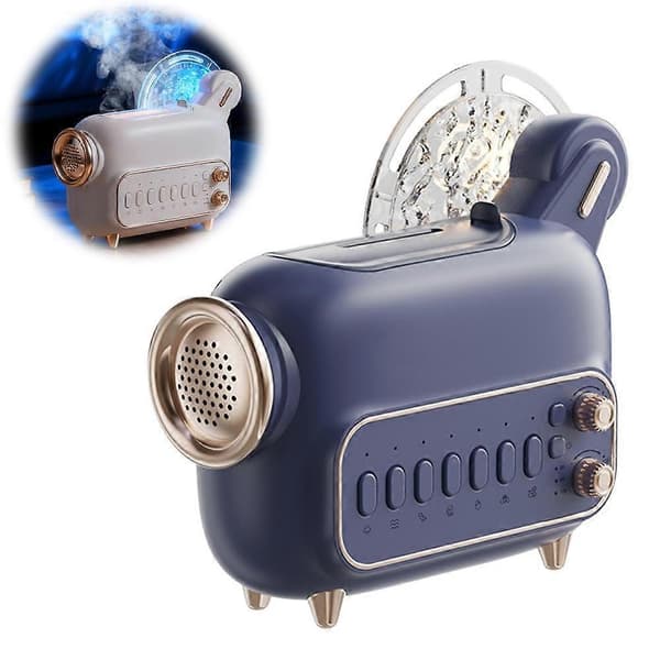 White Noise Diffuser - Bluetooth-högtalare Aurora Ljus Luftfuktare för Sömn och Avkoppling Beige A