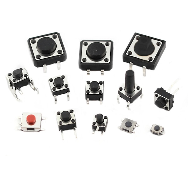Touch Switch/ Mikrobrytare / Tryckknappar Taktila Tryckknappar 125 st