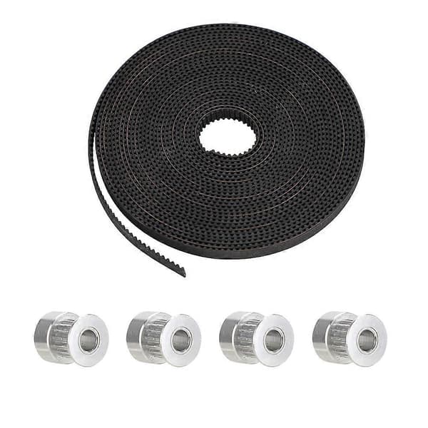 GT2 2 Meter 6mm Tandrem Aluminium 16 Tænder Synkrone Remskiver til 3D Printer