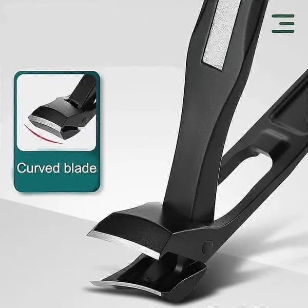 Grishay Gripmaster Pro, Vinklet negleklipper, Neglekuttertrimmer Black