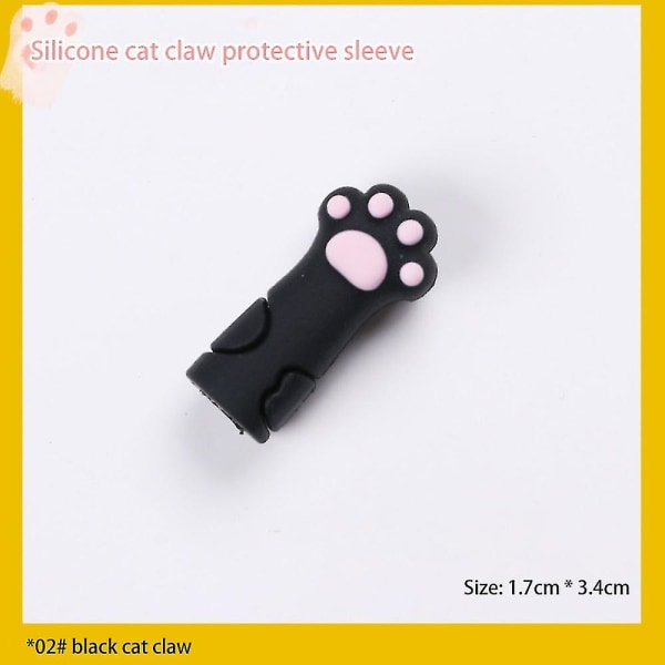 Cat Paw Nipper Beskyttende erme Nail Cuticle Saks Cover Død hud Kutt Silikon Pinsett Cap Beauty Manikyr Pedikyr Verktøy