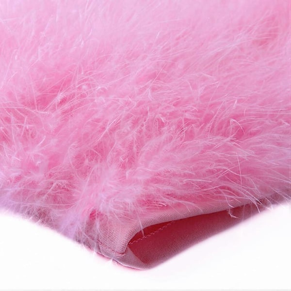 Ryggløs Stroppeløs BH Pels Avling Topp Camisole Topp Fluffy Tank Topp Glitrende Topp Stropp Bralette