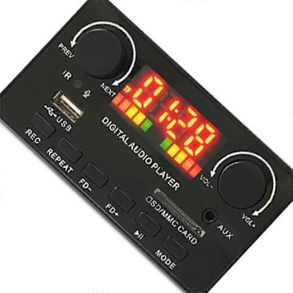 Bluetooth Effektförstärkarkort 2X40W Bil Ljud MP3-dekoder Stereo Musikförstärkare Bluetooth-modul