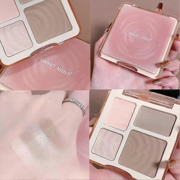 4-i-1 3D Dimensional Mat Highlighter Plade med Reparerende Integreret K6UU:K