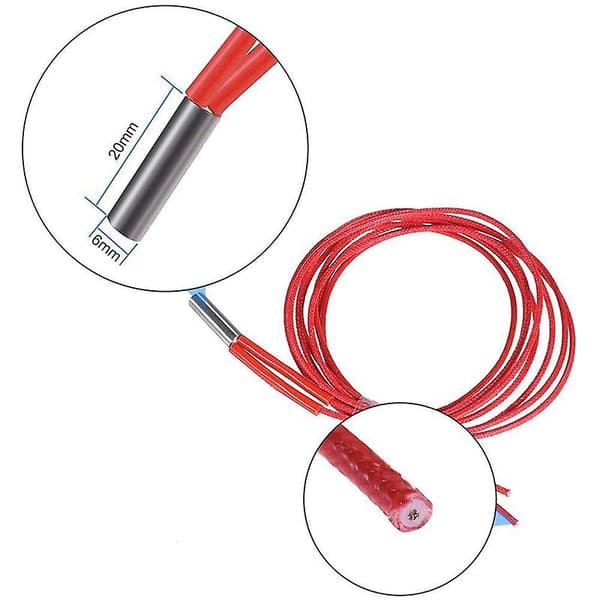 24v 40w Varmelegeme Termistor Ntc 100k 3950 Tråd 1m Til 3 3 Pro 3d Printer Tilbehør