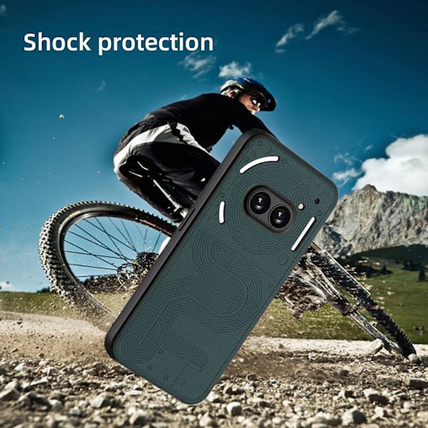För Nothing Phone (2a) Fodral, för Nothing Phone (2a) Omslag Matt Läder & PC Fodral Silkeslent Ultra Slim Fit Repskyddsfodral för Nothing Phone (2a)