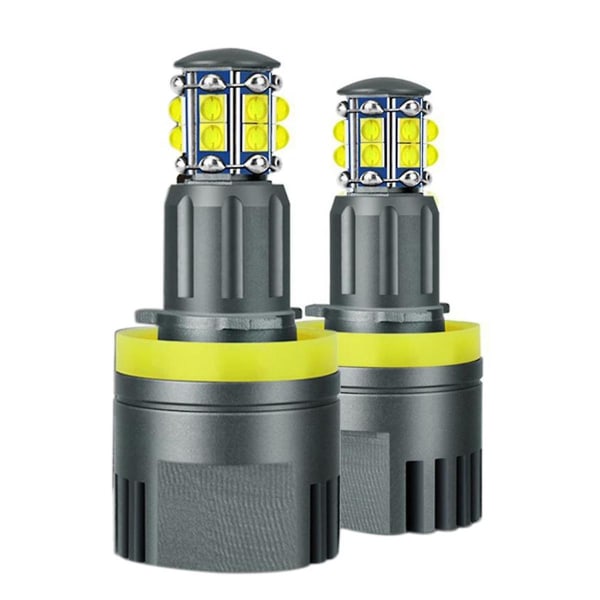 H8 Forlygte Pære 6000k 120w Led Angel Eyes Lys Canbus Til E60 E61 E63 X5 E70 X6 E71 E90 E91 E92