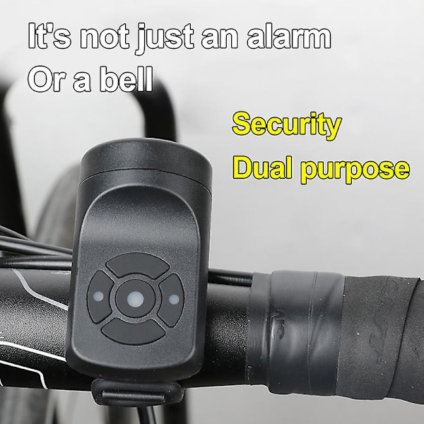 Cykelsignal 140dB Super-Hög Elektronisk Siren Horn Klocka Alarm Högtalare