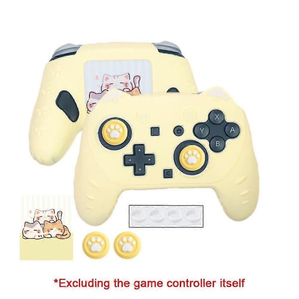 För Switch 2 Pro Spelkontrollskydd, Skyddsfodral/L9W9 yellow one set