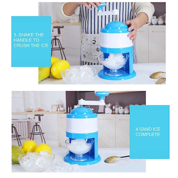 Kompakt Handvevad Iskrossare för Hemmet och Barns DIY-Fluffy