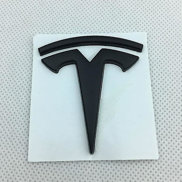 3D-bilmärken Emblem Sido Fender Dekaler Metall För Tesla Dekaler Modell S Modell Y X 3 P100d P85d 200 Logotyp