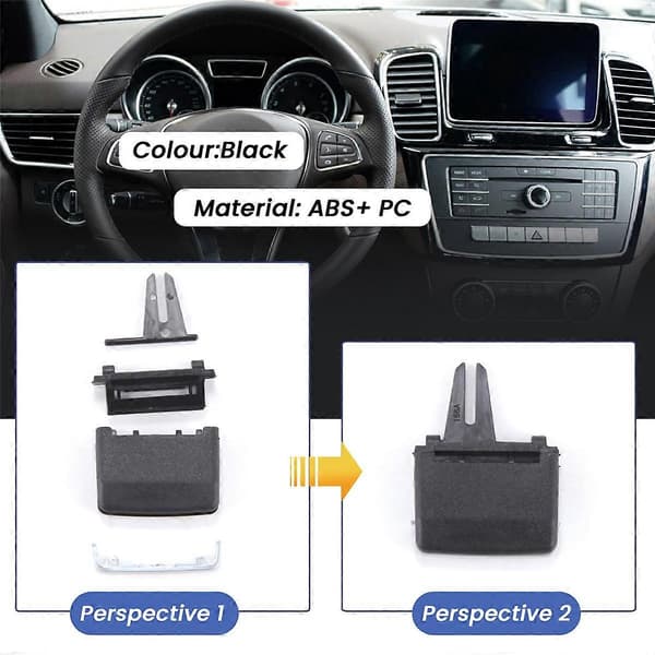 for W166 ML Auto Bil Front Midtre A/C Luftventil Utløpsklaff Reparasjonssett