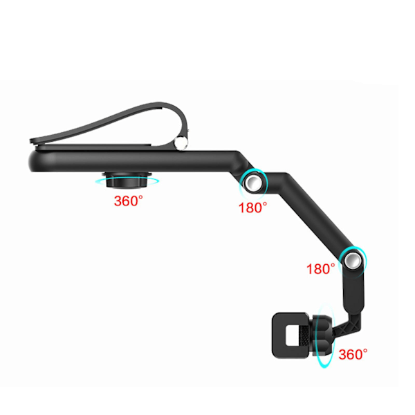 Foldbar multifunktionel biltelefonholder montering til bil/selfie/spisning