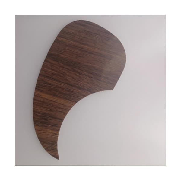 Gitarr Träkorn Pickguard Folk Pickguard Valnöt Träkorn Pickguard Vänsterhänt Gitarr Pickguard