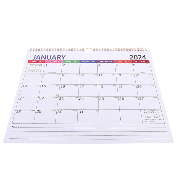 Praktisk Spiralkalender Væghængt Kalender Til Kontor Husholdningsplanlægning