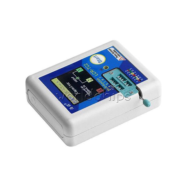 Uppgraderad Lcr-tc2 Transistor Tester Tft Diod Triod Kapacitansmätare Esr + Kit Fg