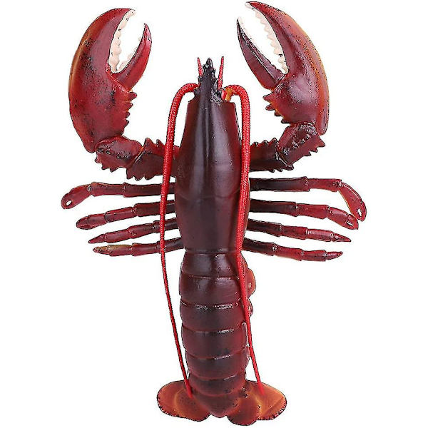 Simuleret Blød Plastik Hummer Model Seafood Restaurant Rekvisitter Dekoration Legetøj Børn (23cm)