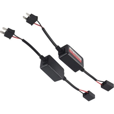 2 stk. LED Canbus Forlygte Dekoder Anti-Flimmer Enhed Modstande Fejlcanceller til H7