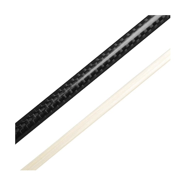 Violinbue 4/4 Komposit Blomst Carbonfiber Ren Hestehale Udsmykket Plus Tråd Sølv Fåreskind Håndstøtte Bue