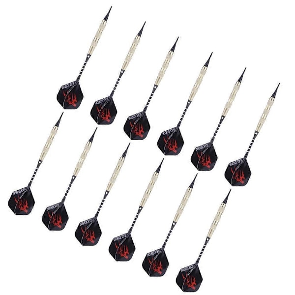 Dartpiler med plastspiss for elektronisk darttavle 12 stk Soft Darts piler sett, 18 gram Proff Softdarts dartpil, Dart, 15 Aluminium skaft