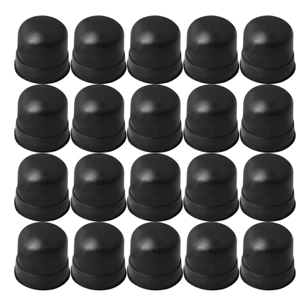 20 stk. 11x11mm Sorte Trombon Skyde Gummi Endespids Stødpude Til Trombon