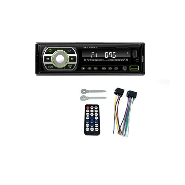 Nye 7 fargerike lys Fm Radio Bil Bluetooth 12v Mp3-spillerkort U Disk Multimedia Radio