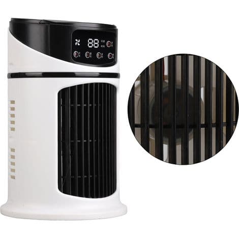 Mini bærbar multifunktionel aircondition. Luftkøler. Vandkølende ventilator til kontor og hjem