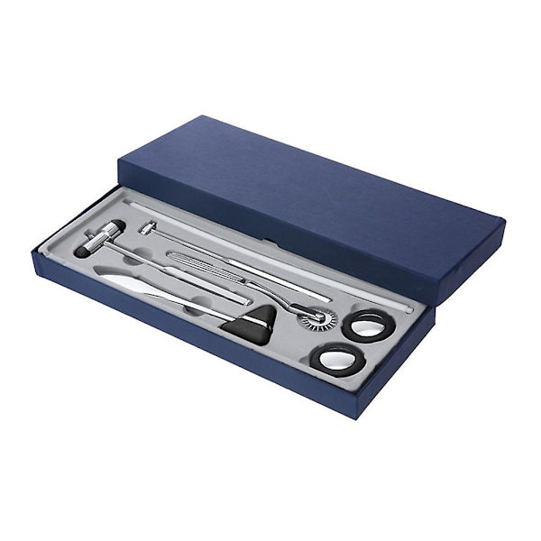 Neurologiskt Percussion Set - Reflex Hammare Set, Inkluderar Pinnhjul, Babinski Hammare, Taylor Buck Hammare, Diagnostiskt Kit