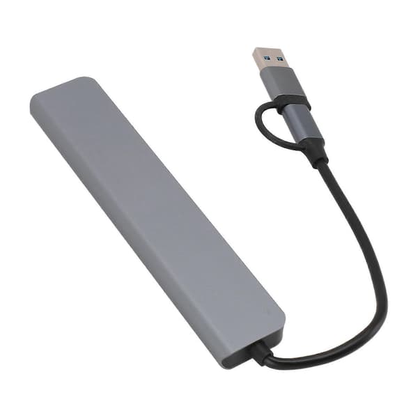 8 i 1 USB C Hub Multifunktionel Kortlæser USB 3.0 Dockingstation til Telefon Tablet