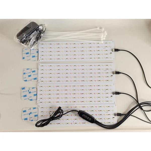 LED plantelyspanel - EU-pluggadapter