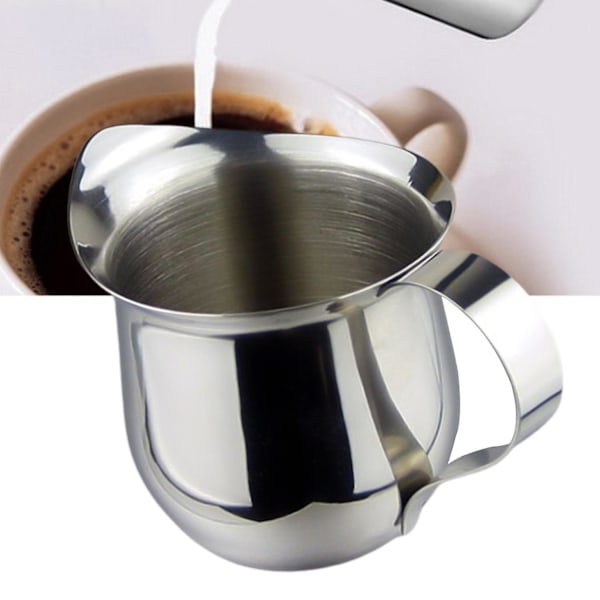 Cappuccino Kaffekande Rustfrit Stål Latte Mælkekrus Spids Tud Milkshake Kop BoSaiD