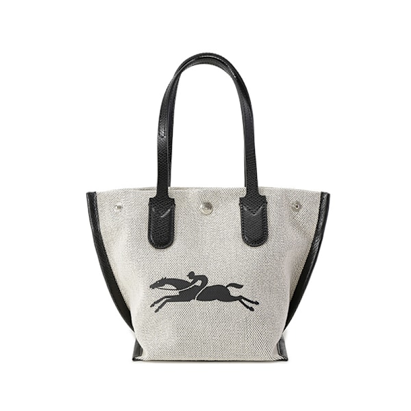 Longchamp canvas mini handväska axelremsväska enkel pendlarmode damväska