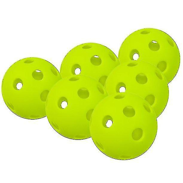 12-pack Pickleball-bollar för inomhus med 26 hål, boll med hål för inomhusträning, kompatibel med inomhus