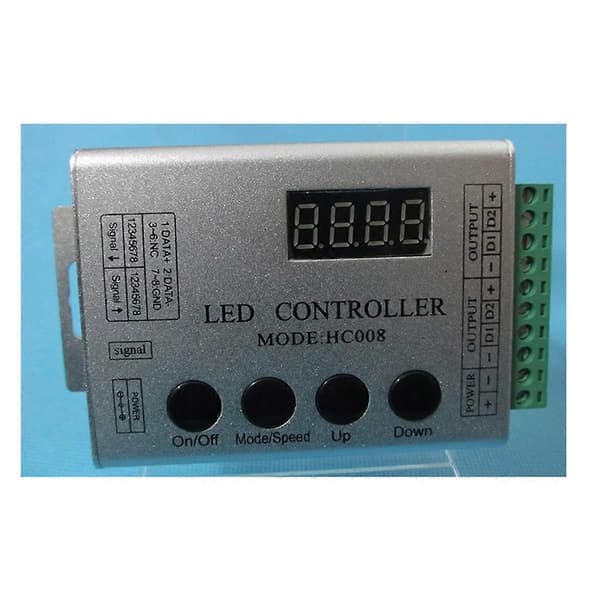 HC008 Programmerbar LED Controller 133 Effekt Tilstand RF Kontrol 2048 LED Pixel til WS2811 WS2812 RGB LE