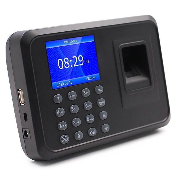 F01 Tids- og tilstedeværelsesmaskine Fingeraftrykshullekortmaskine