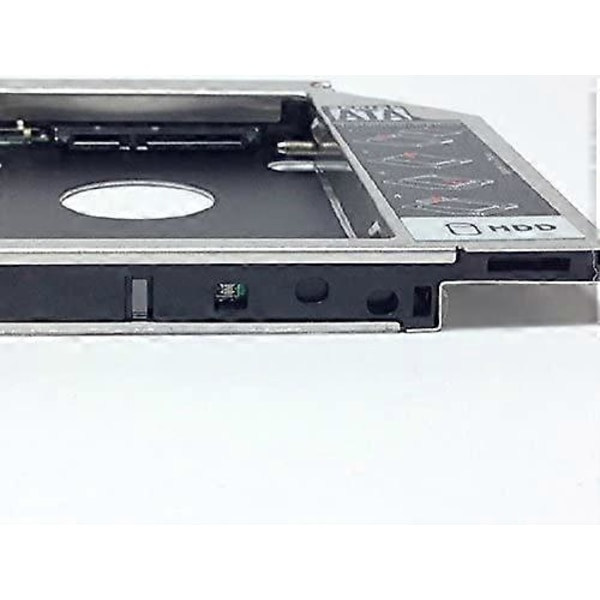 HDD Caddy Case-bricka för 12,7 mm Universal CD/DVD-ROM Optisk Fack Drivplats (för SSD och HDD)