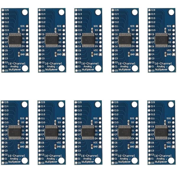 10 stk. 16CH Analog Multiplexer Modul 74HC4067 CD74HC4067 Præcist Modul Digital Multiplexer MUX Br