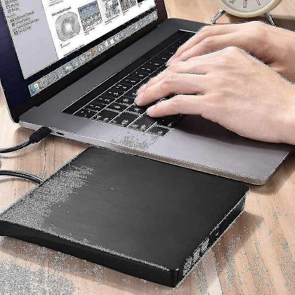Ulkoinen CD- ja DVD-asema, USB 3.0 Kannettava CD- ja DVD +/-rw-asema Ohut CD- ja DVD-asema, CD- ja DVD-poltin, CD- ja DVD-soitin Kannettavalle Tietokoneelle, Työpöydälle, Macbookille, PC:lle, Windowsille L