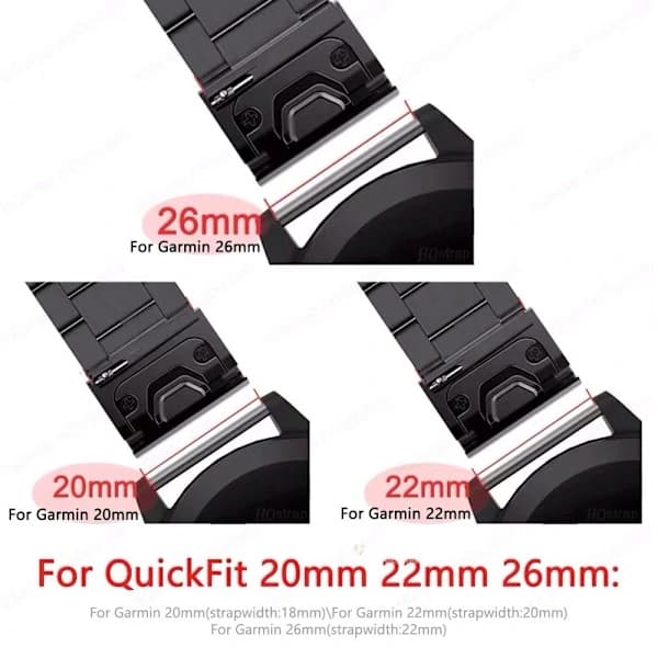 Nylon Loop Urrem til Garmin 26mm til Garmin 26mm - til Garmin 26mm Gray