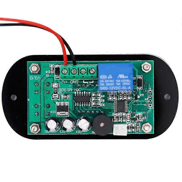W1308 DC 12V Digital Kjøle- og Varmesensor Temperaturregulator Justerbar Termostatbryter Termometerkontroll Blått Lys