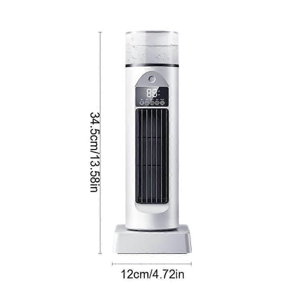 Tornfläkt med fjärrkontroll - 120° oscillation, 6 hastigheter, sovrum White 1set