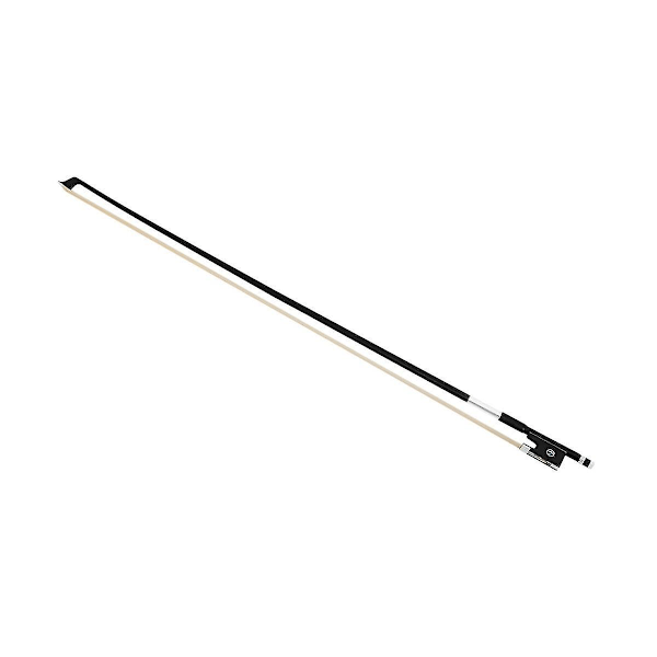 Qa-17 Violinbåge 4/4 Komposit Kolfiber Ren Hästsvans Färgskal Silver Silke Fårull Handstöd Båge Åttkantig Båge